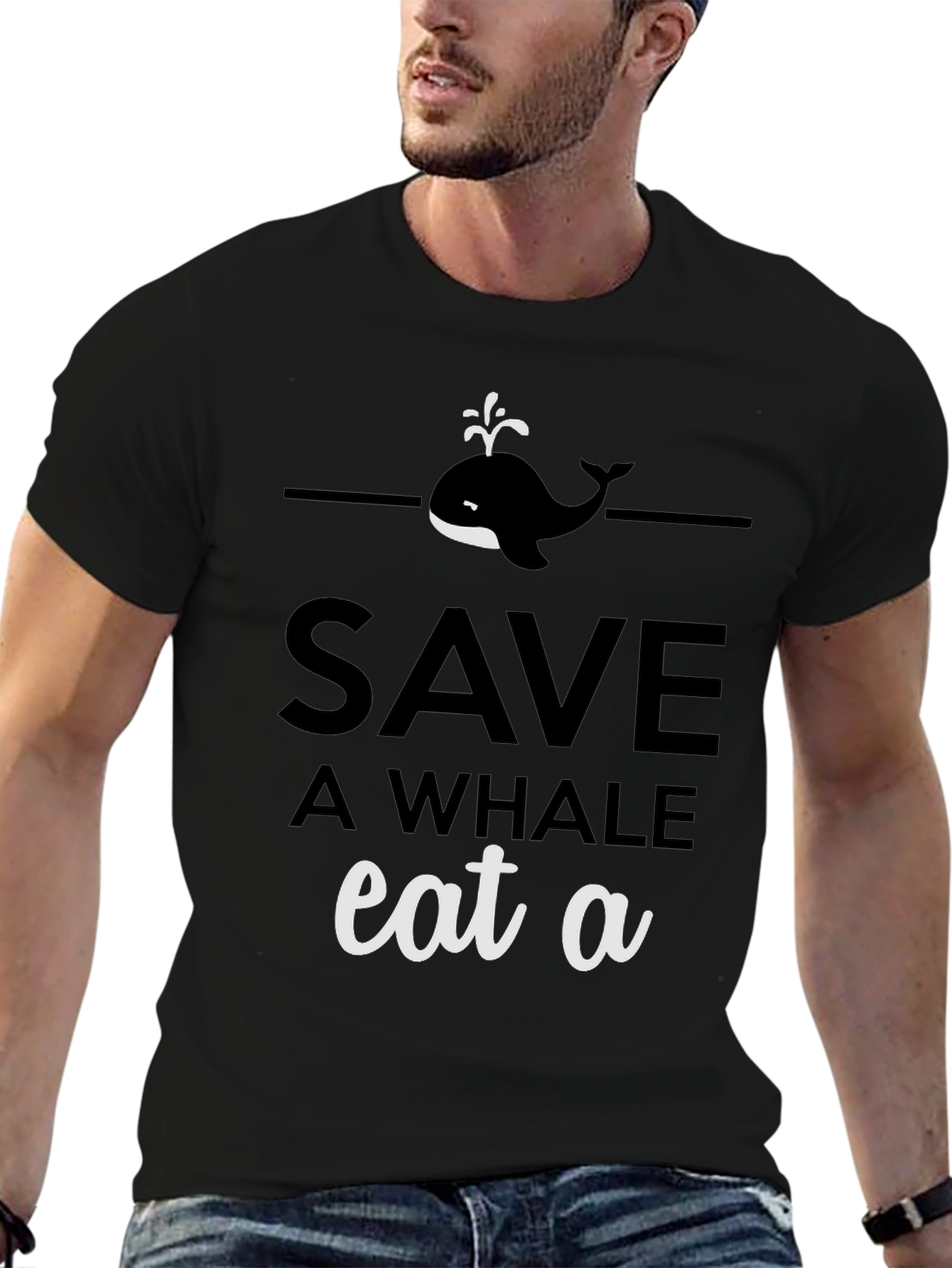 Save a Whale Eat a [BLANK] Graphic Tee
