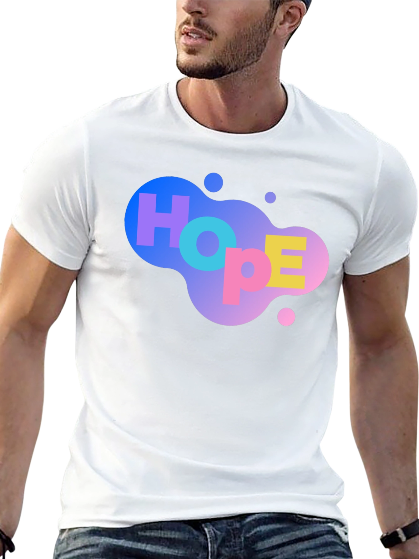 HOPE Graphic Print Black T-Shirt