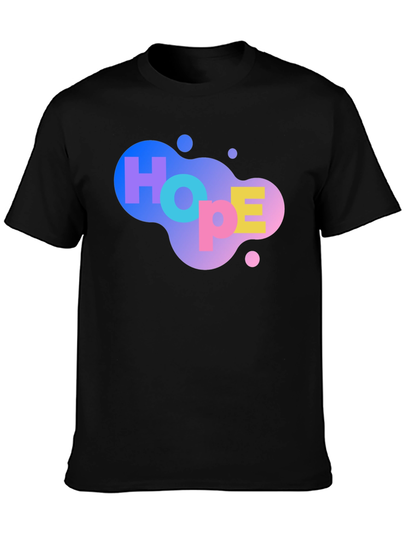 HOPE Graphic Print Black T-Shirt