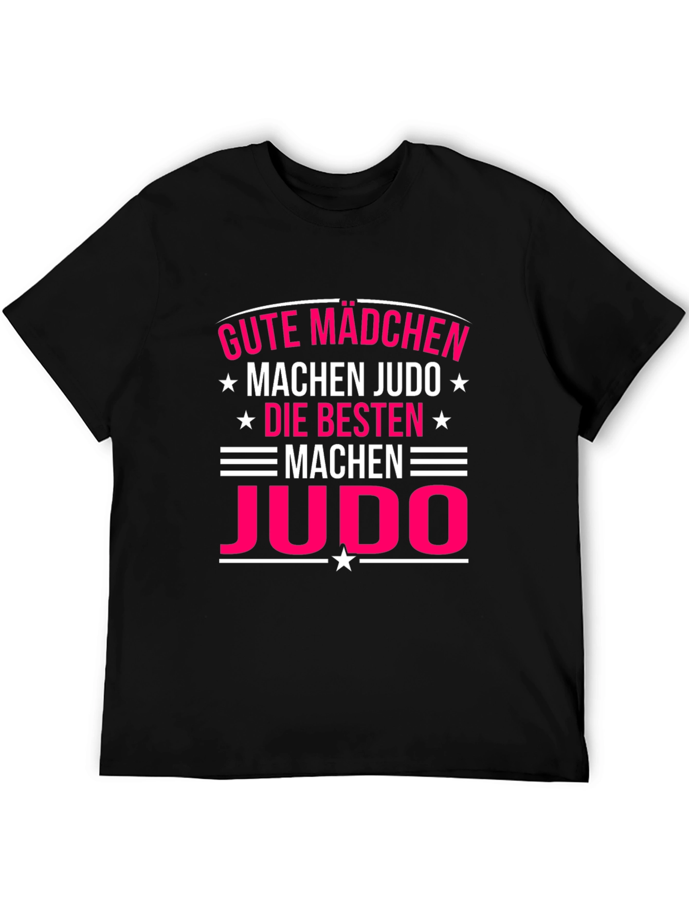 Gute Mädchen Machen Judo Black T-Shirt