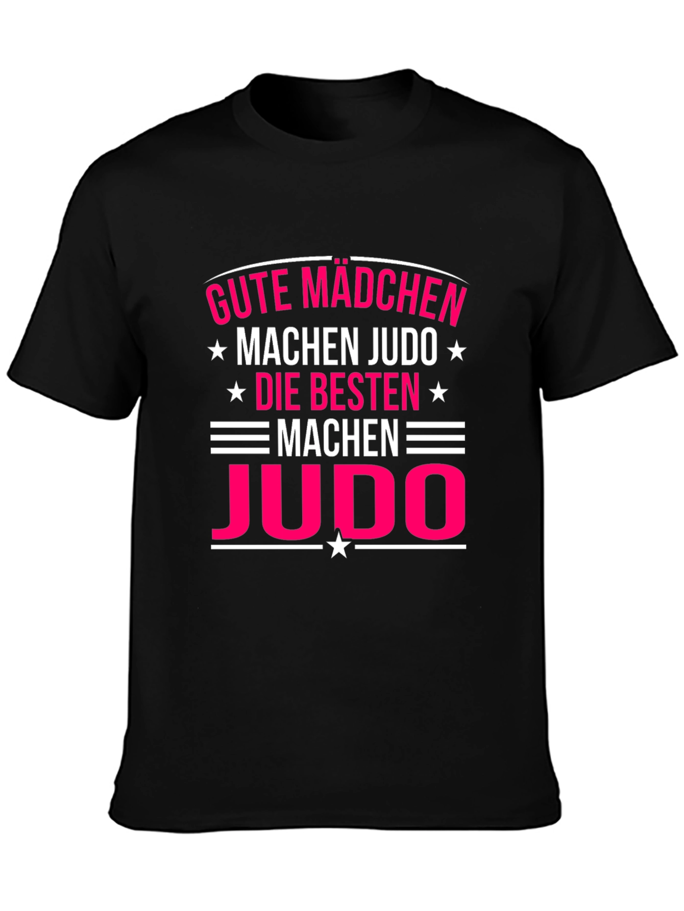Gute Mädchen Machen Judo Black T-Shirt