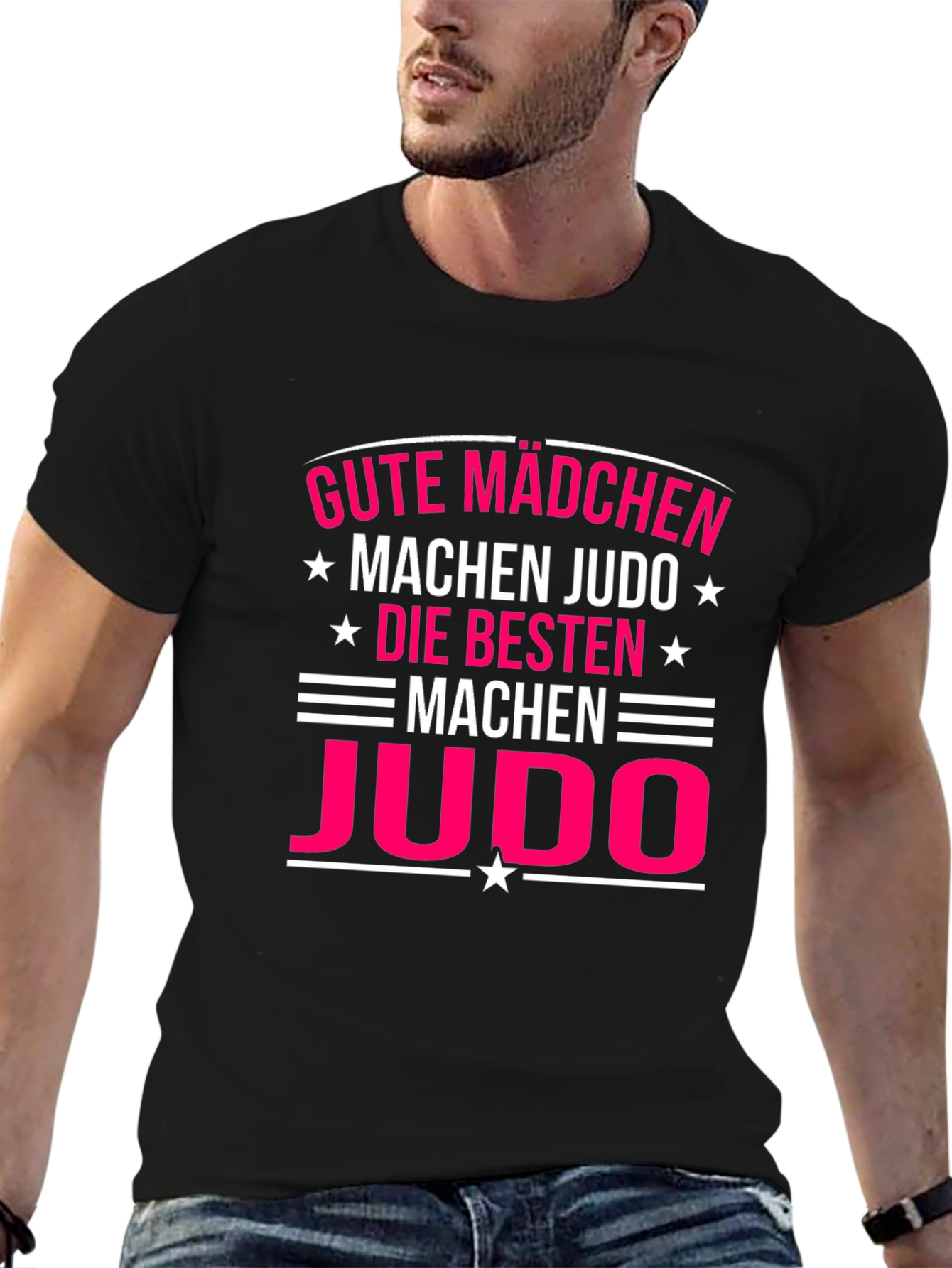 Gute Mädchen Machen Judo Black T-Shirt