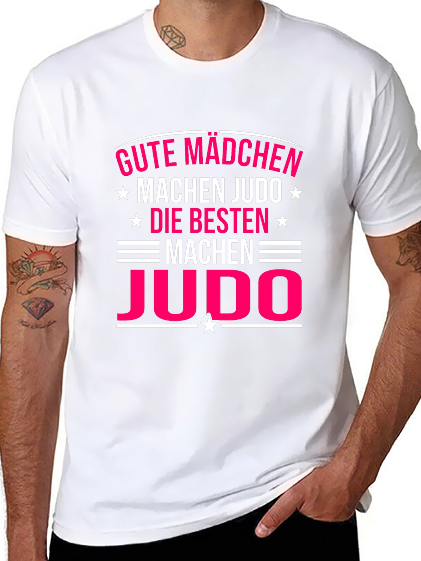 Gute Mädchen Machen Judo Black T-Shirt