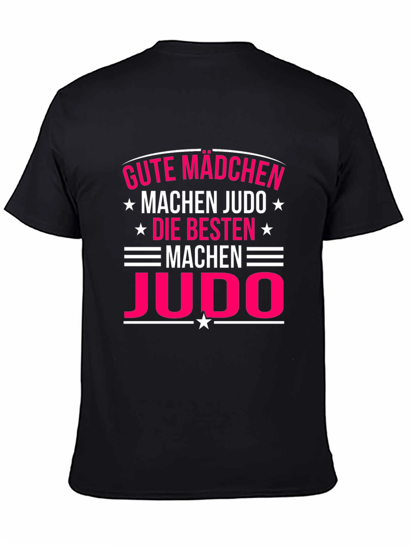 Gute Mädchen Machen Judo Black T-Shirt