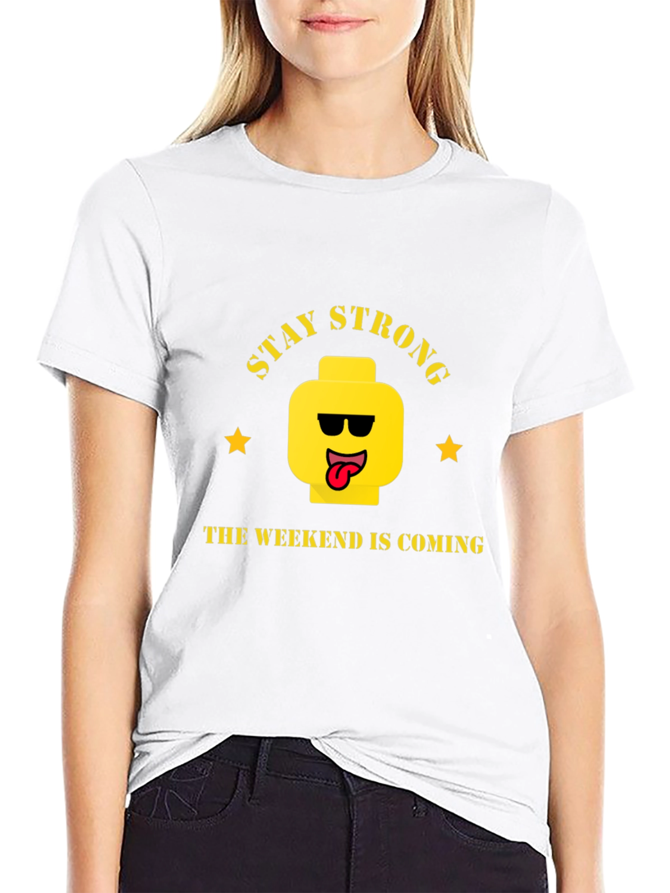 Stay Strong Weekend T-Shirt - Cool Graphic Tee