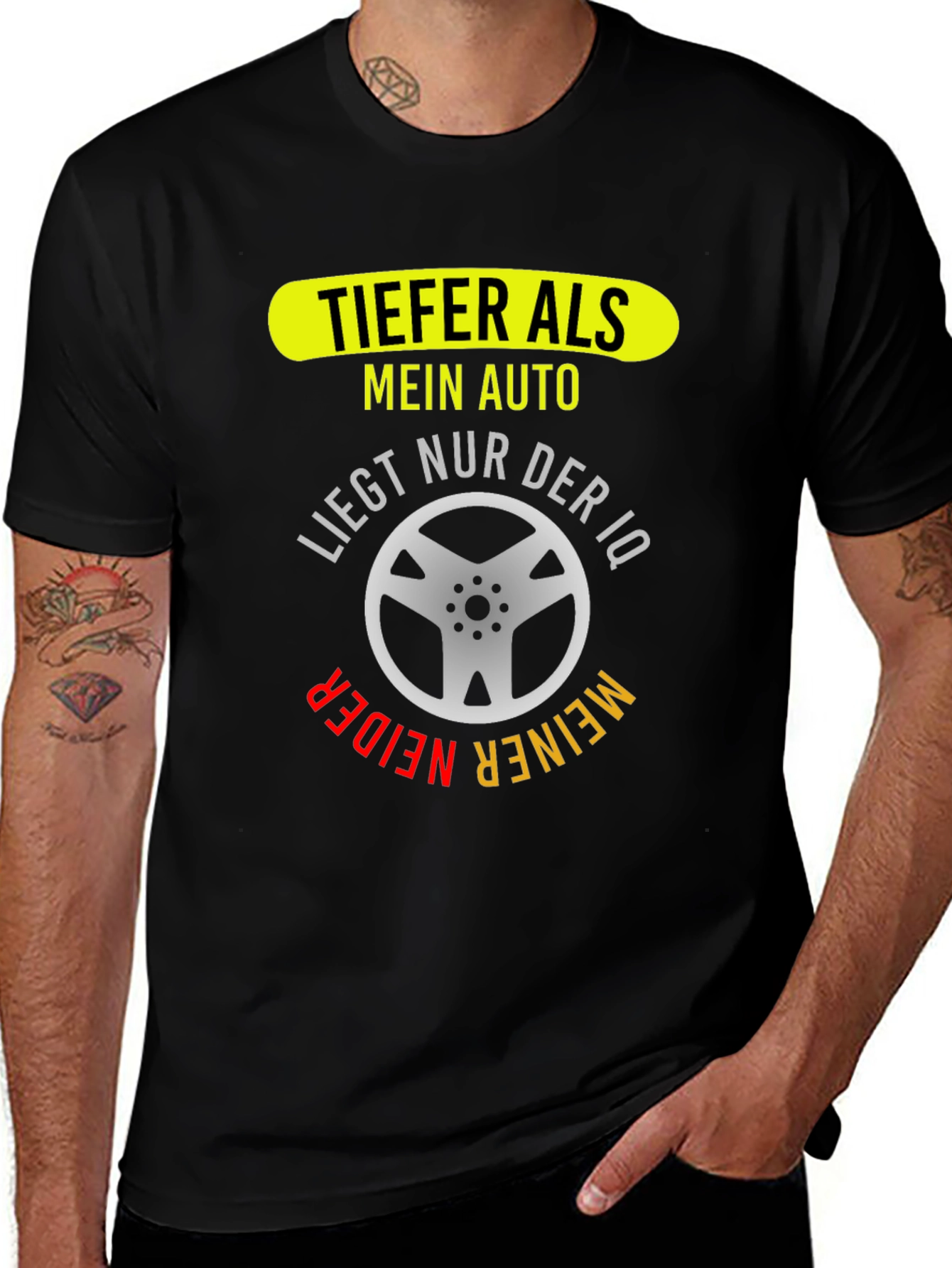 TIEFER ALS MEIN AUTO T-Shirt - Car Lover Gift