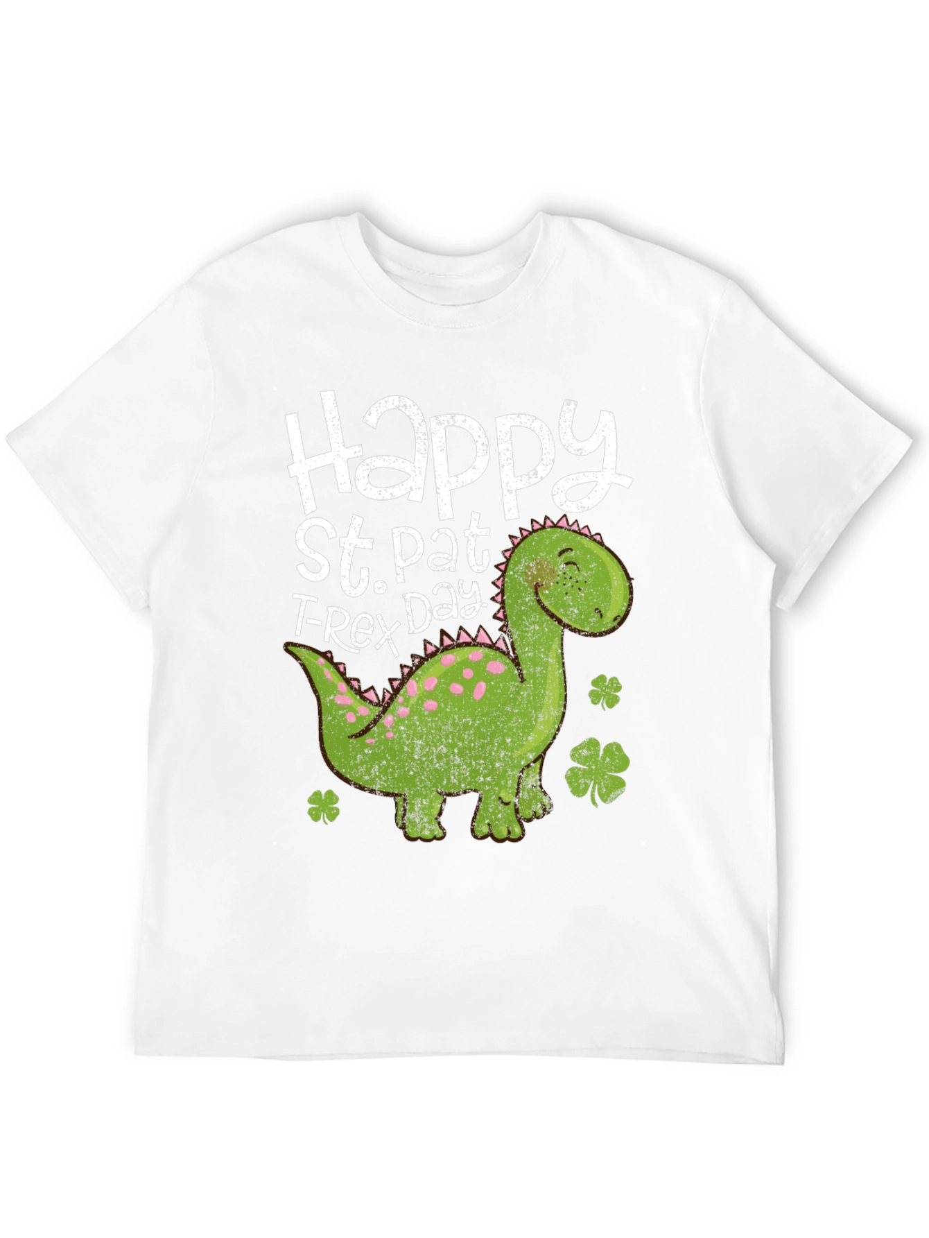 Happy St. Pat T-Rex Day Black Tee