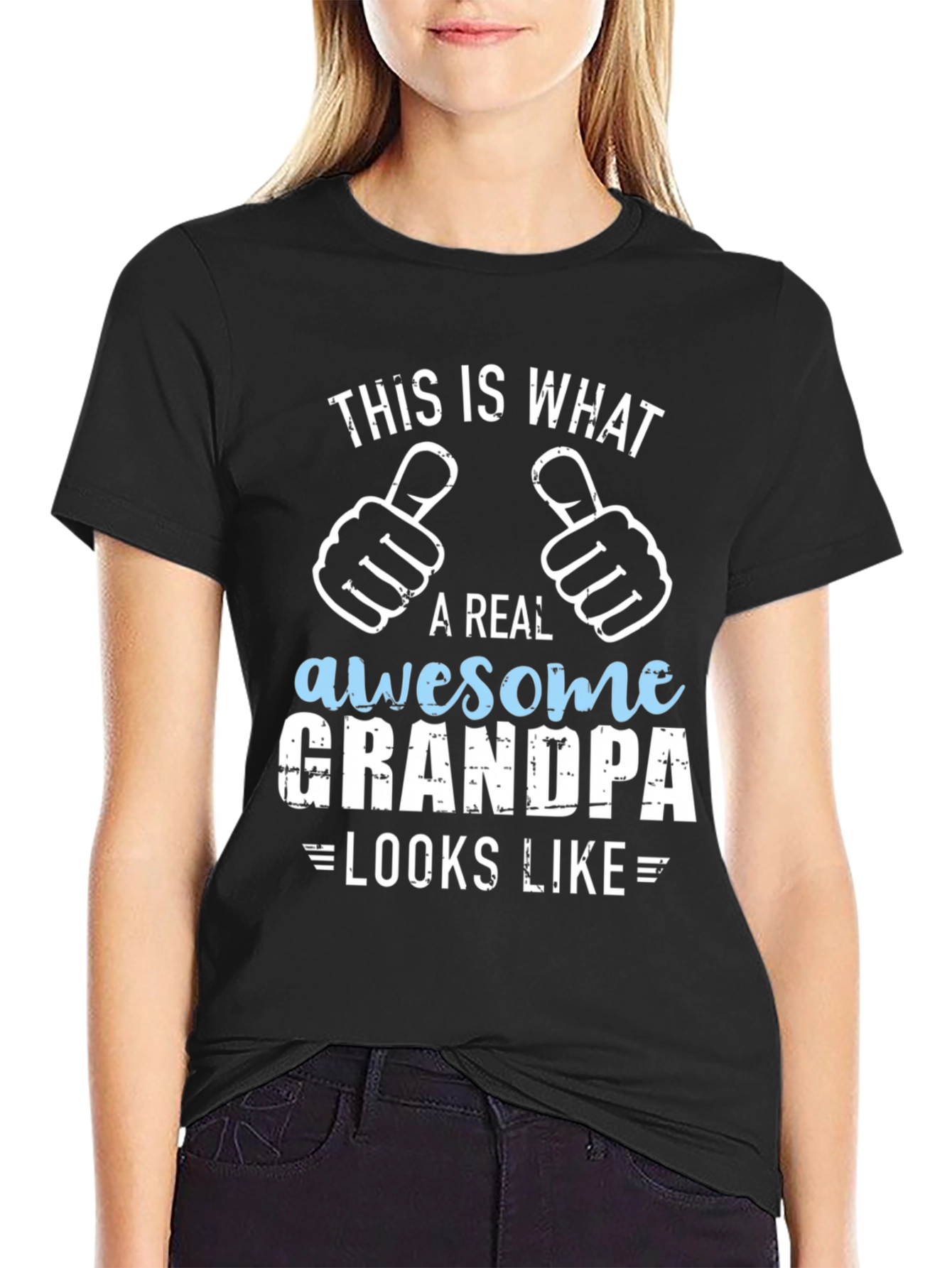 Awesome Grandpa T-Shirt Gift for Grandfathers