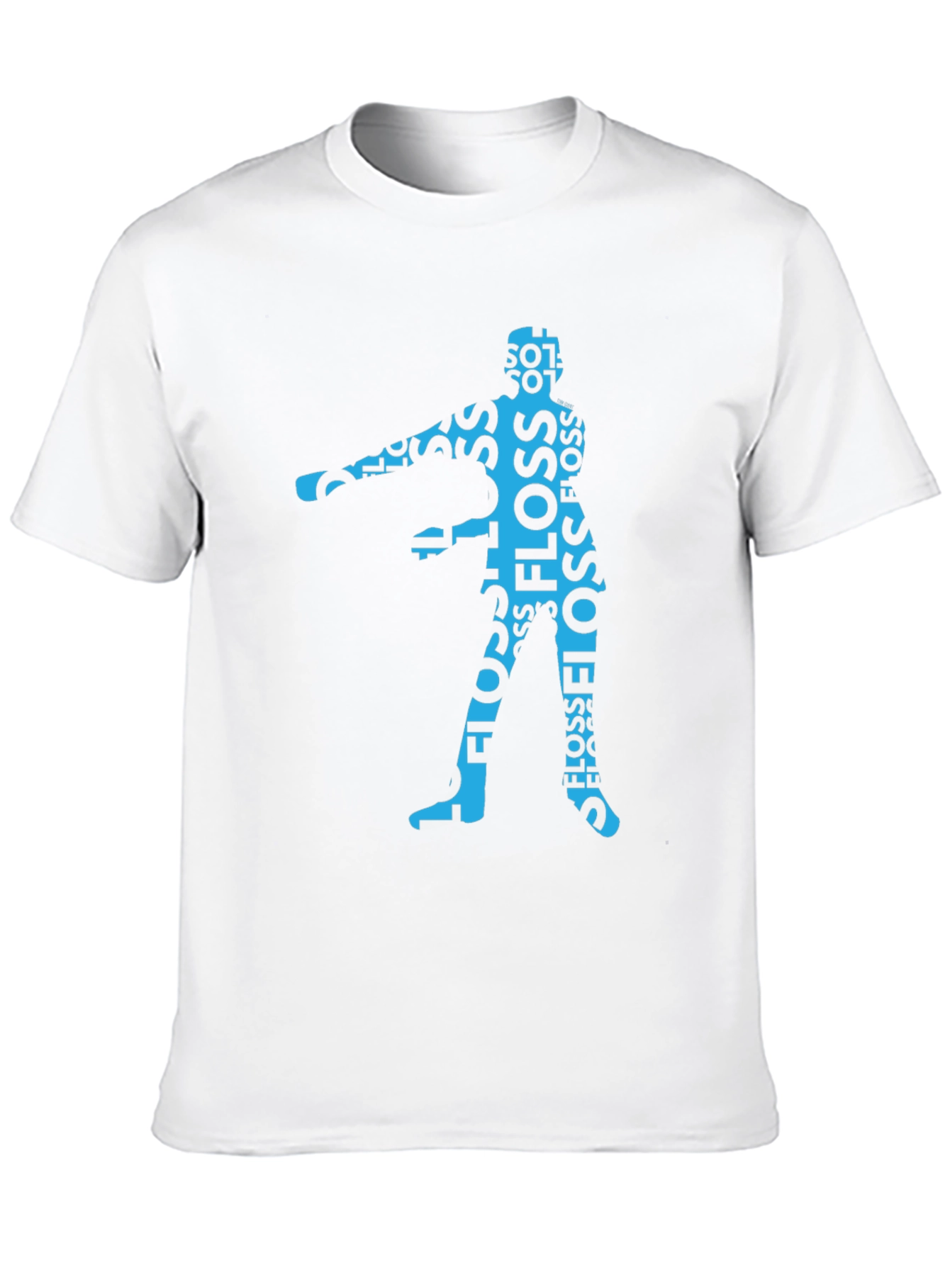 Floss Dance Silhouette Graphic Tee - Black