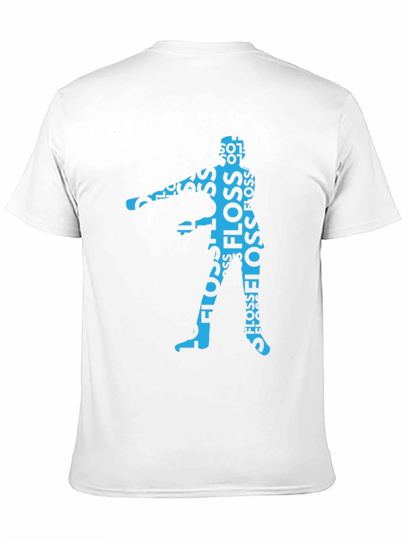 Floss Dance Silhouette Graphic Tee - Black