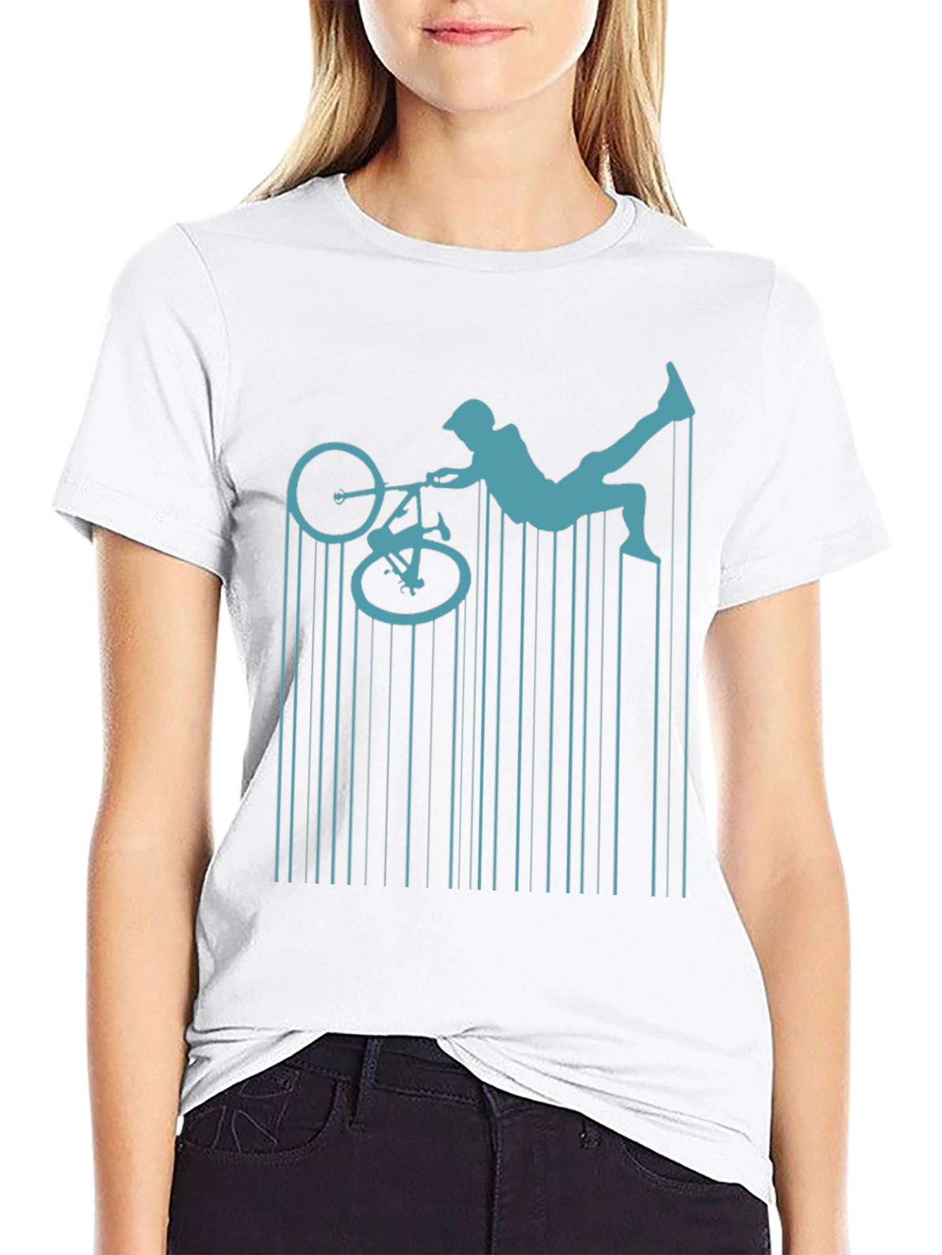 BMX Rider Graphic Tee - Mens Black T-Shirt