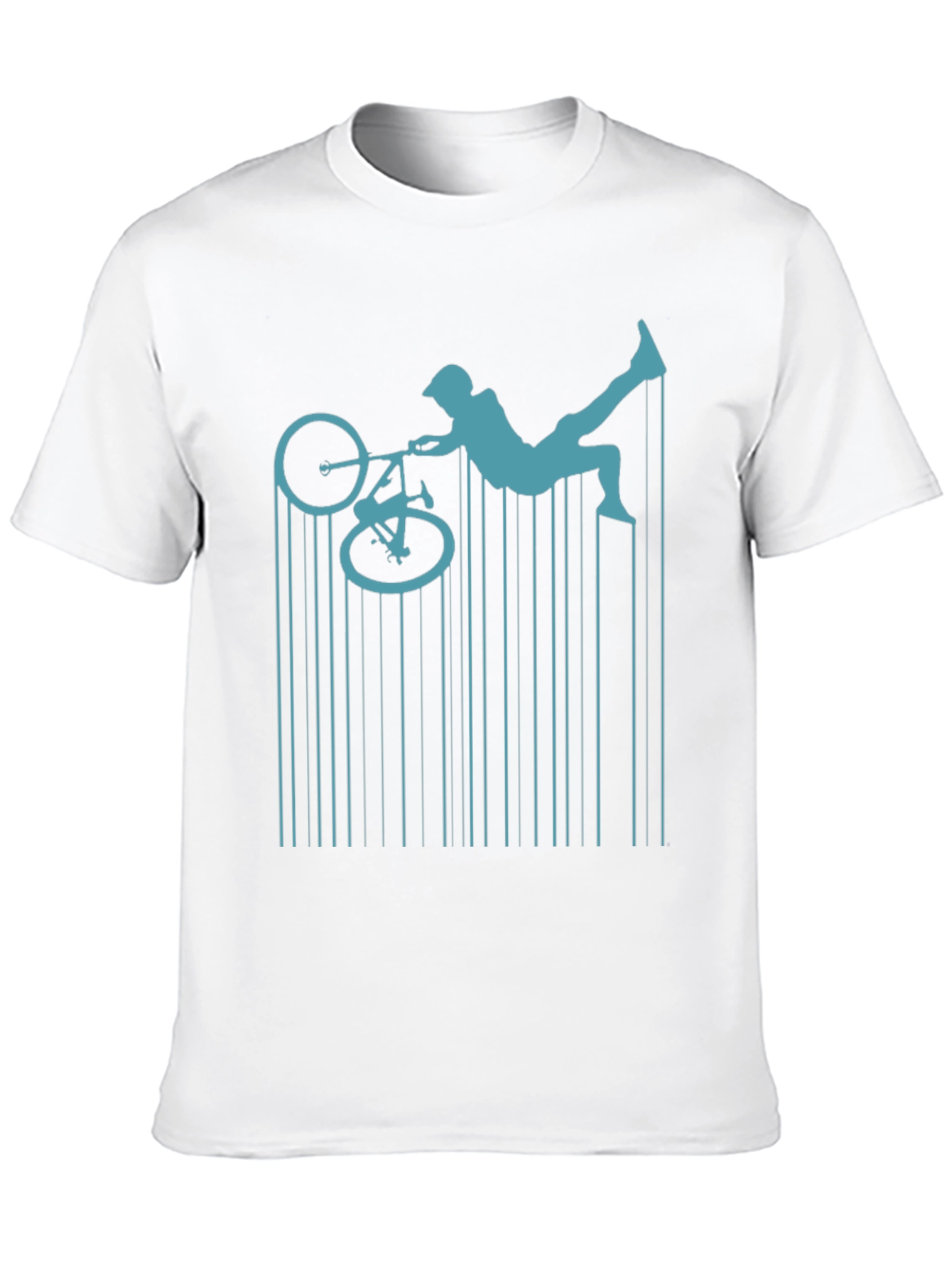 BMX Rider Graphic Tee - Mens Black T-Shirt