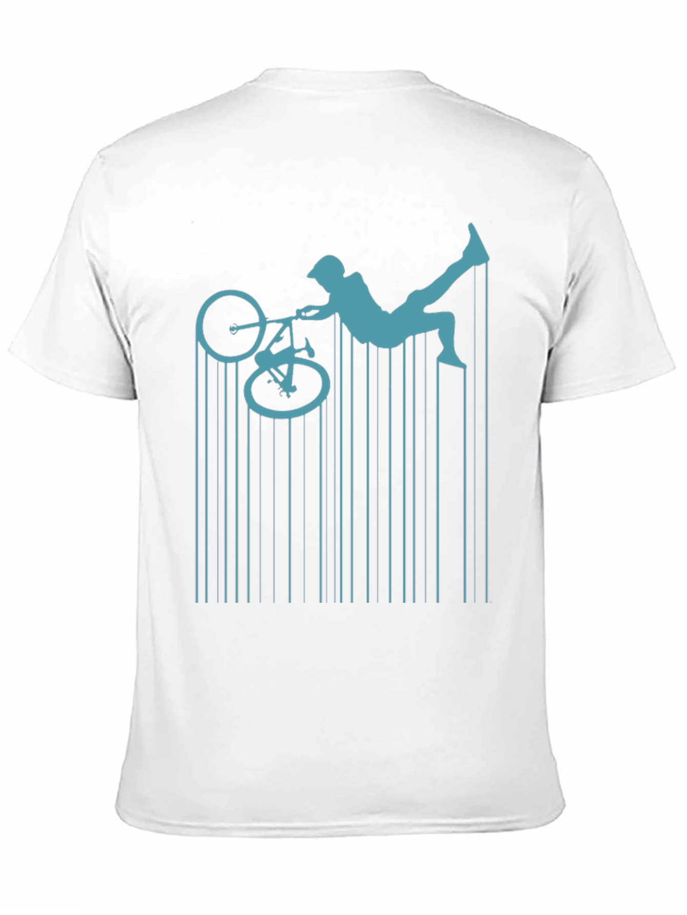 BMX Rider Graphic Tee - Mens Black T-Shirt