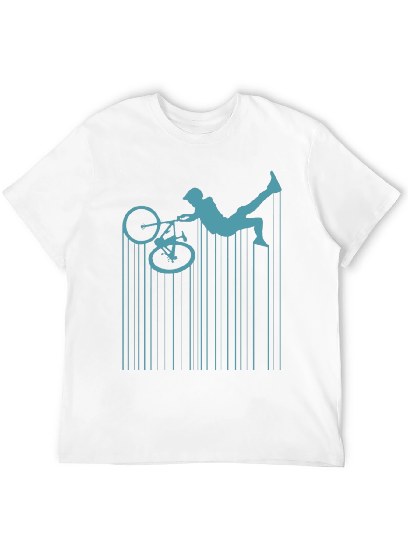 BMX Rider Graphic Tee - Mens Black T-Shirt