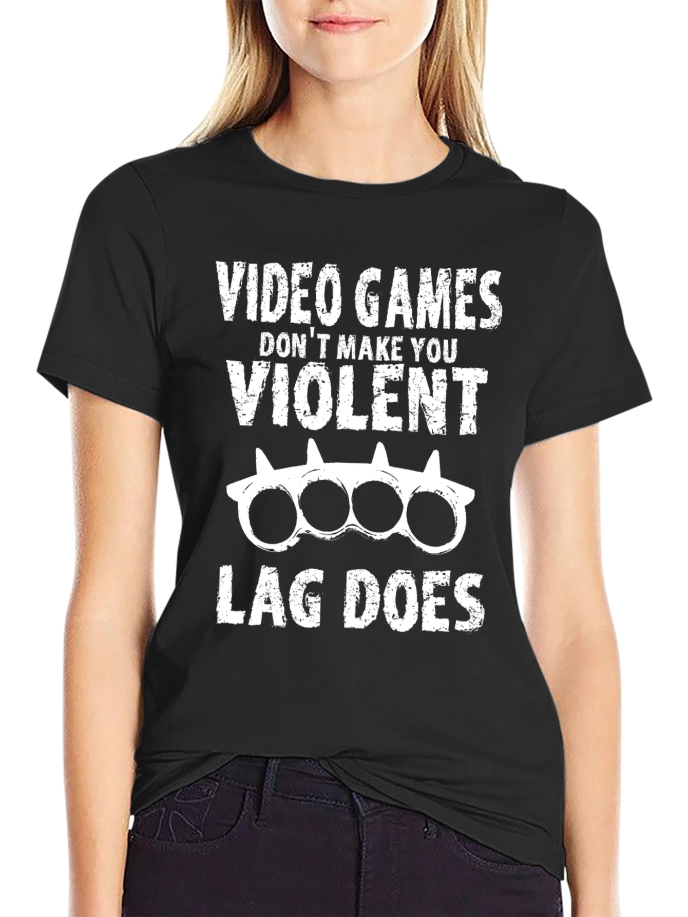 Video Games Lag Does T-Shirt - Funny Gamer Tee