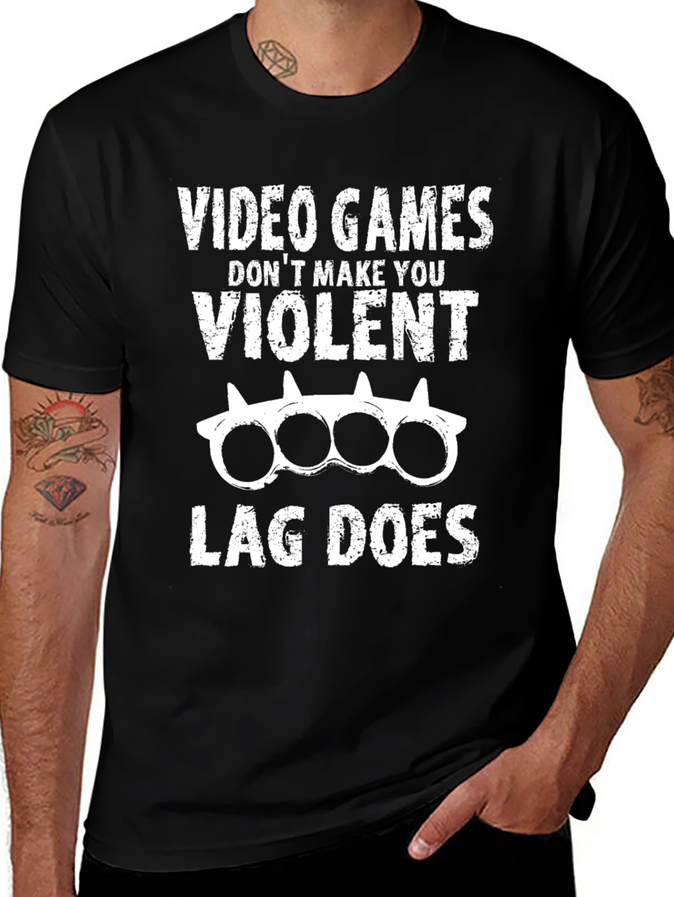Video Games Lag Does T-Shirt - Funny Gamer Tee