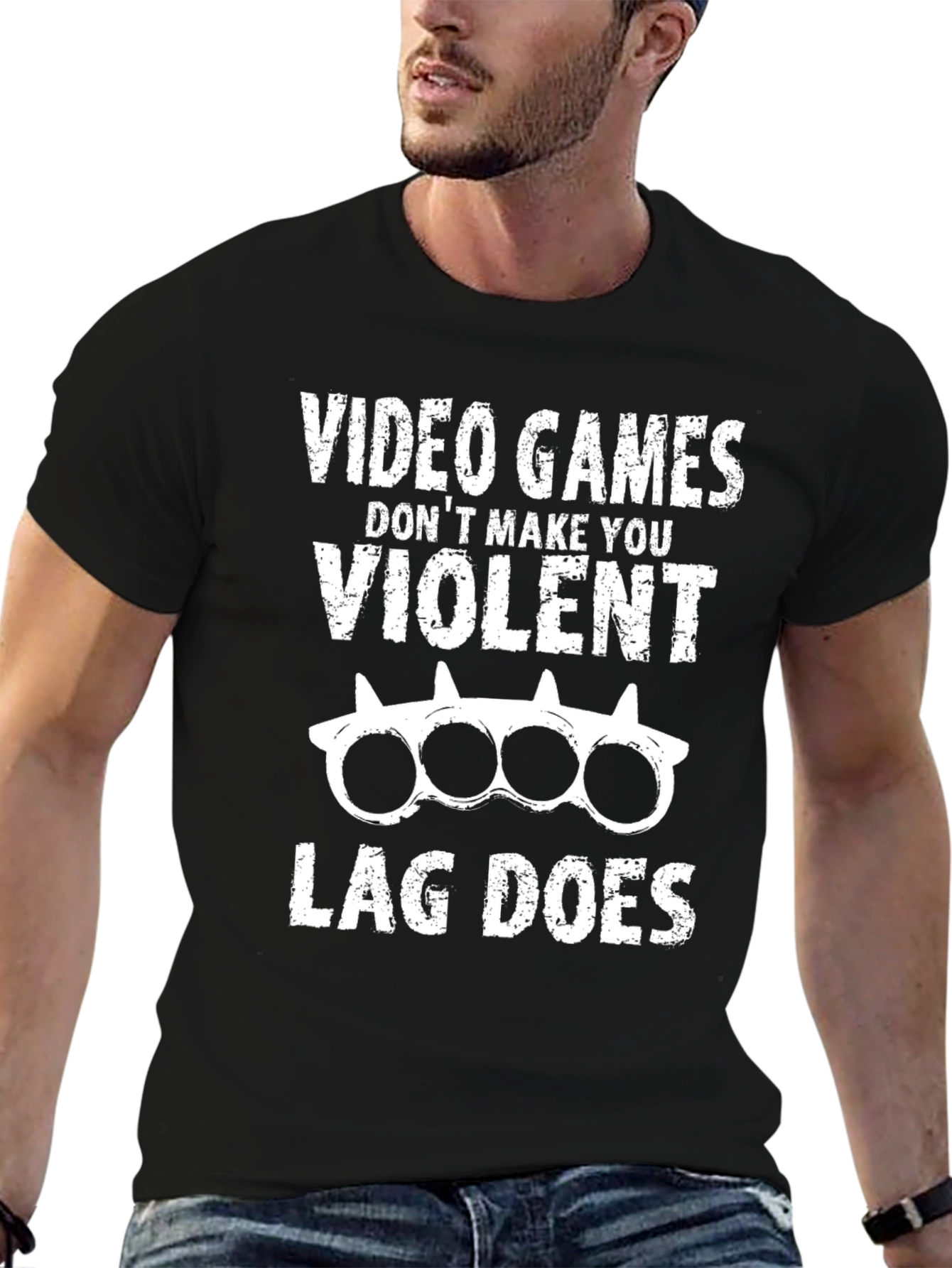 Video Games Lag Does T-Shirt - Funny Gamer Tee