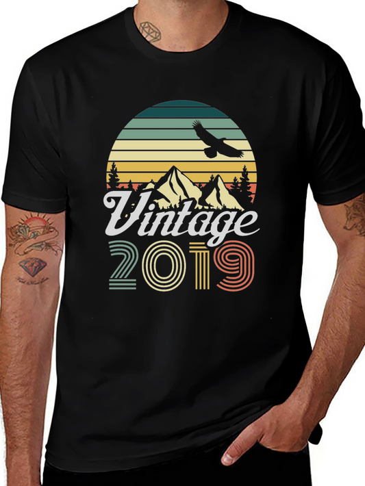 Vintage 2019 Graphic Tee - Stylish Comfort