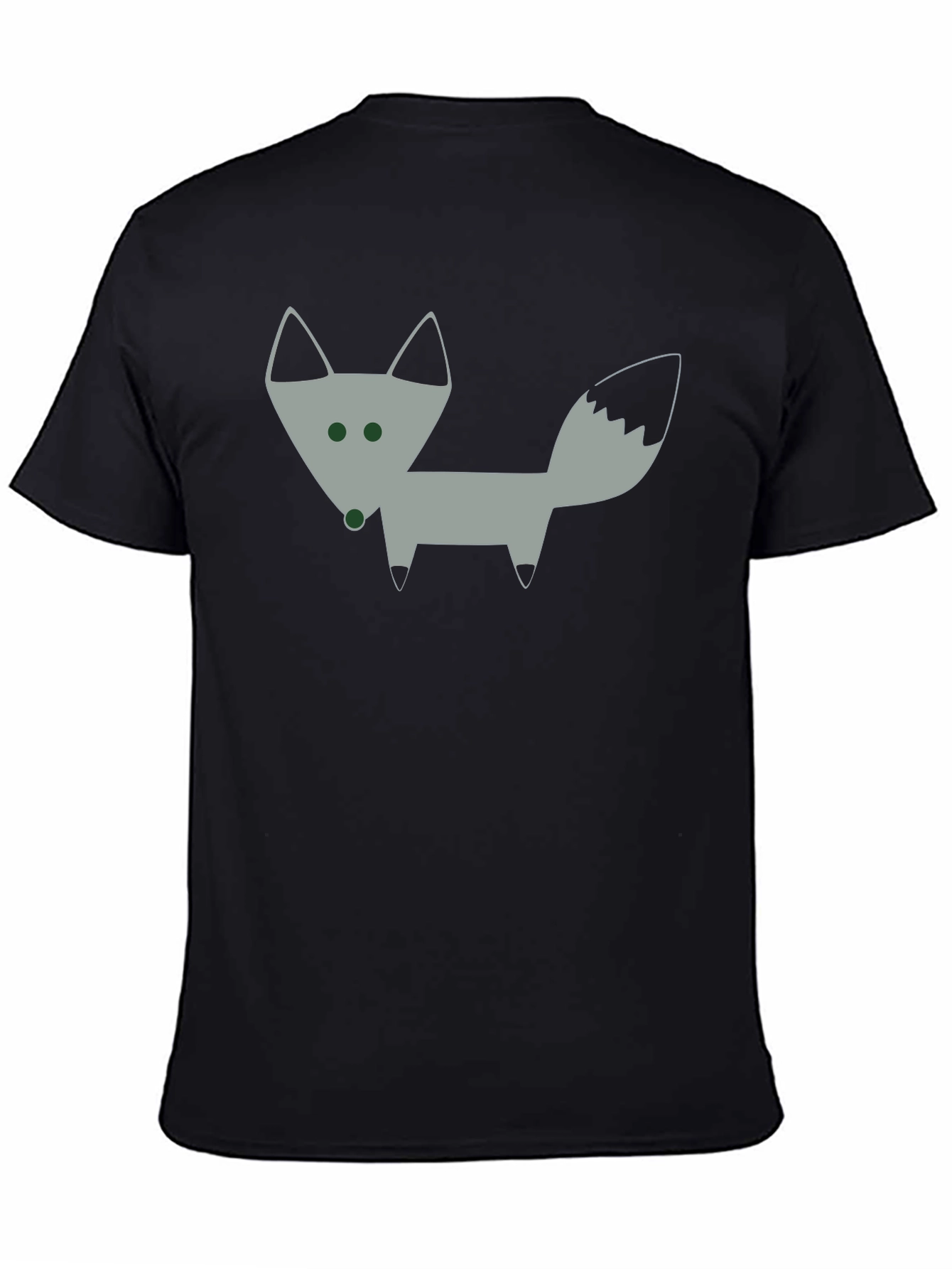 Funky Fox Graphic T-Shirt - Black