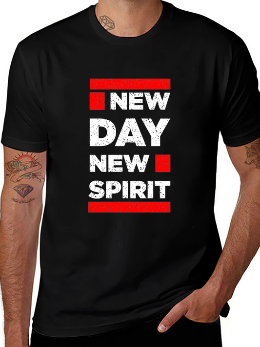 New Day New Spirit Graphic Tee