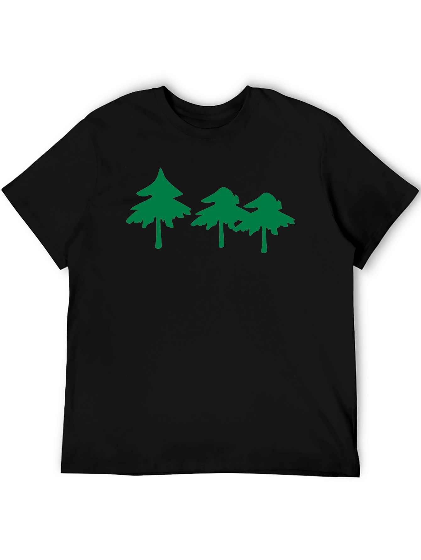 Nature Inspired Graphic Tee - Black