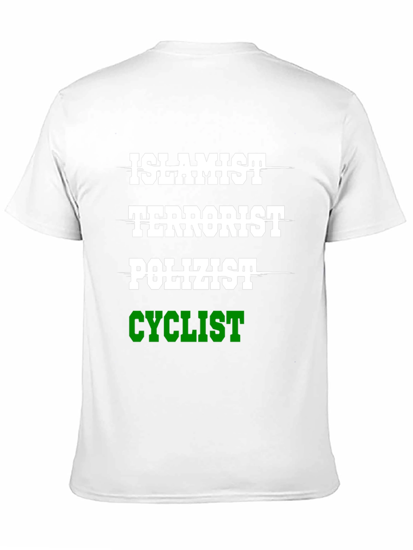 Humorous Islamist Terrorist Cyclist T-Shirt