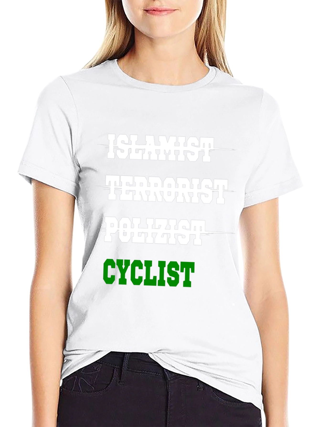 Humorous Islamist Terrorist Cyclist T-Shirt