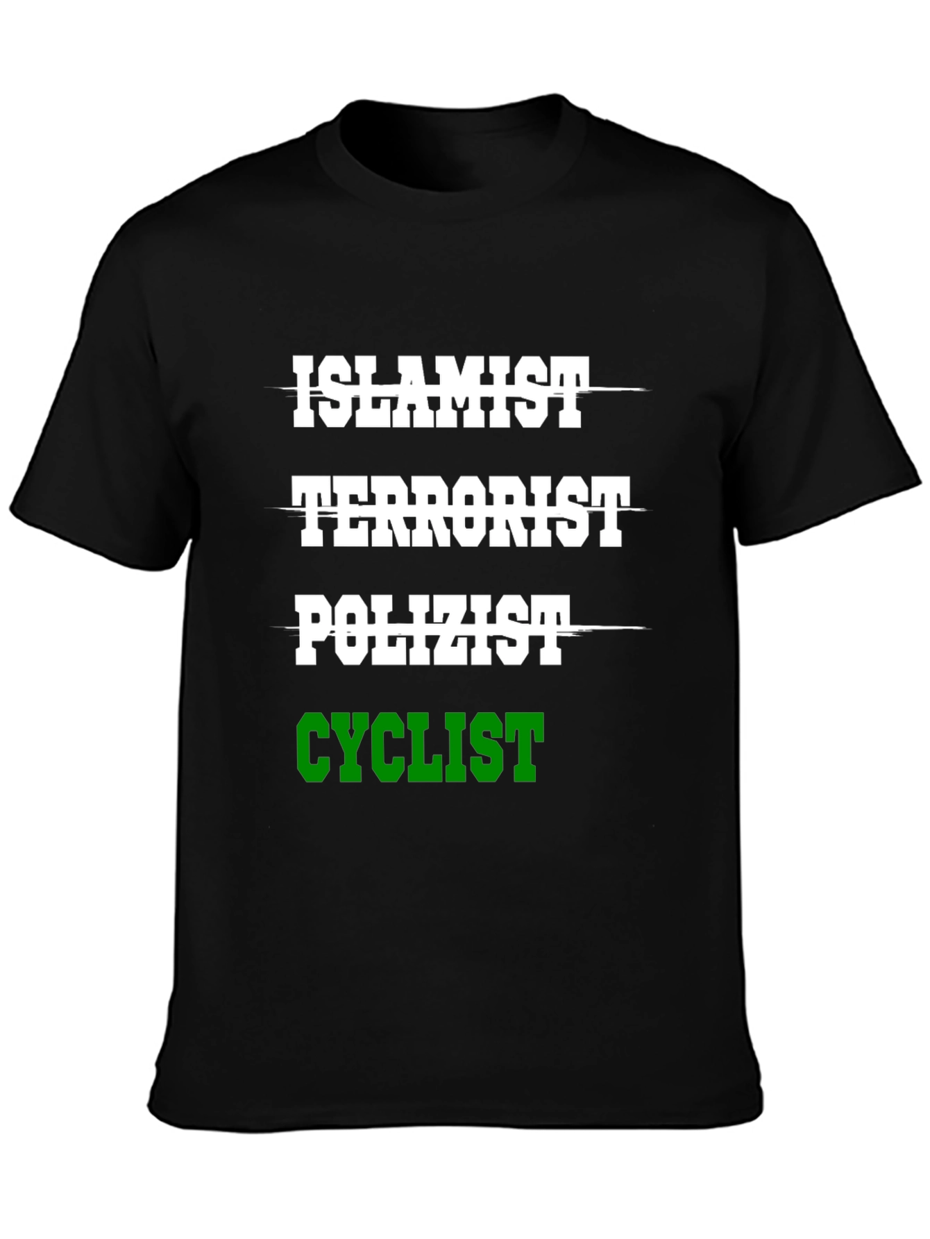 Humorous Islamist Terrorist Cyclist T-Shirt