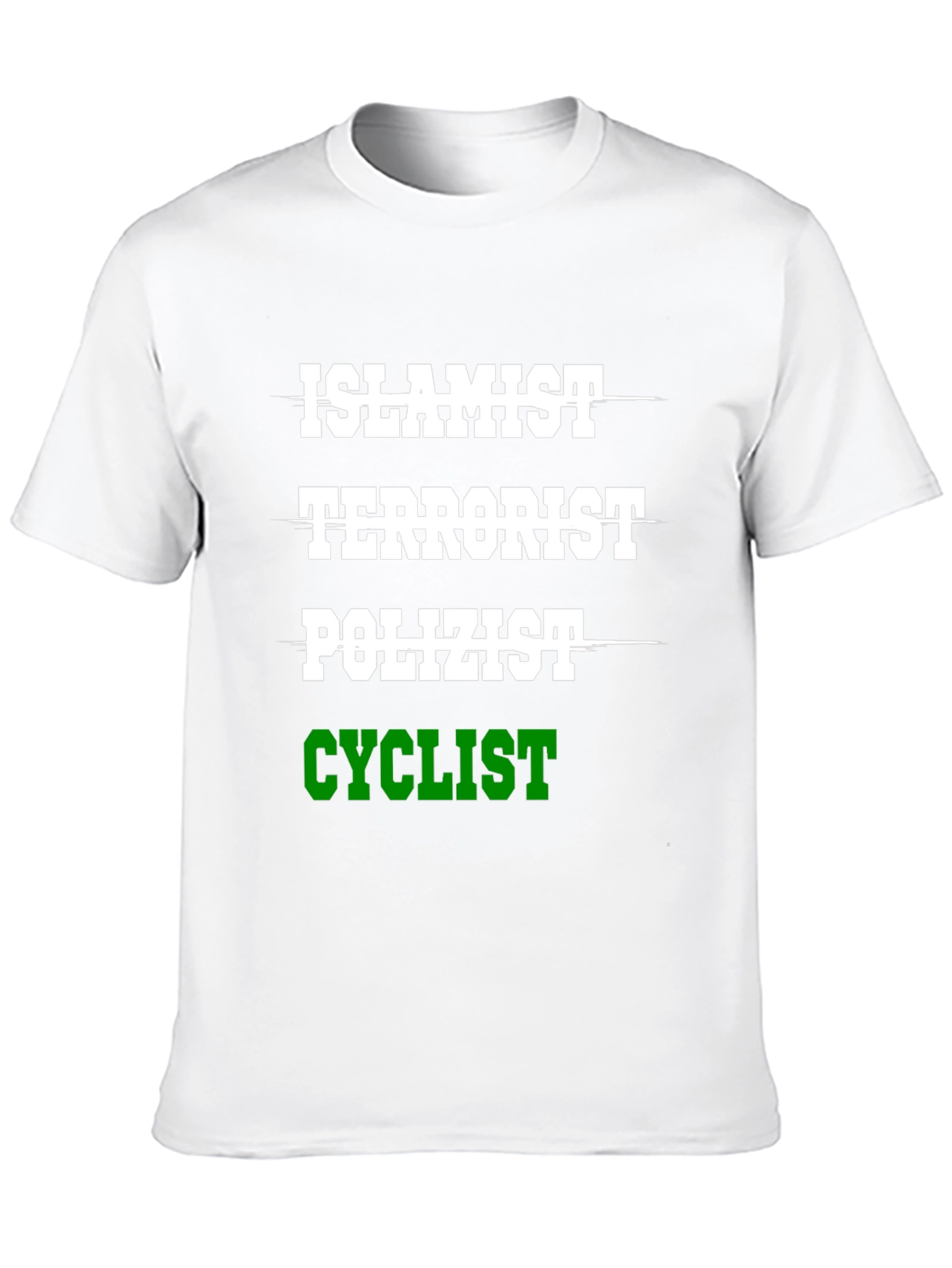 Humorous Islamist Terrorist Cyclist T-Shirt