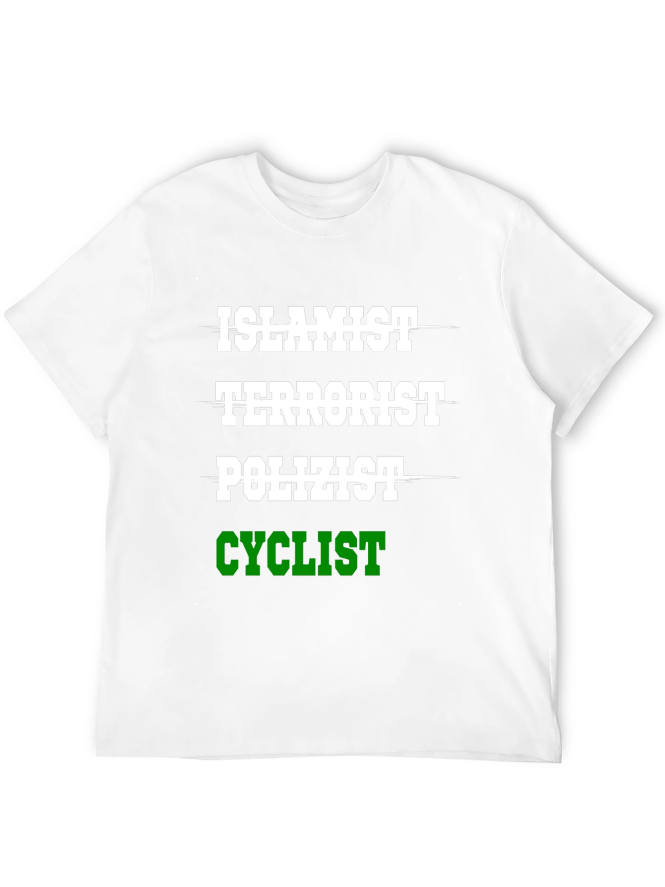 Humorous Islamist Terrorist Cyclist T-Shirt