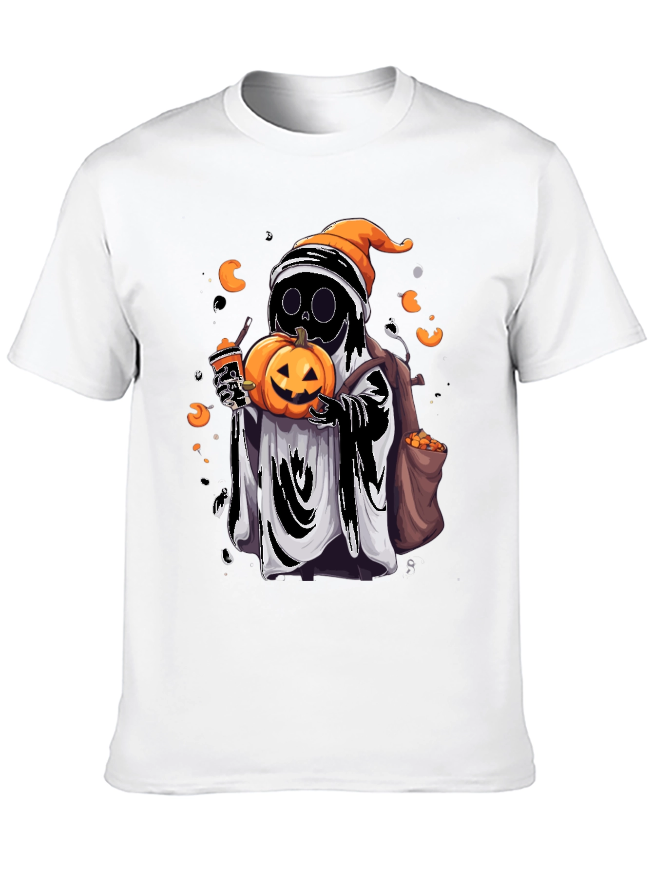 Ghost Pumpkin Halloween T-Shirt