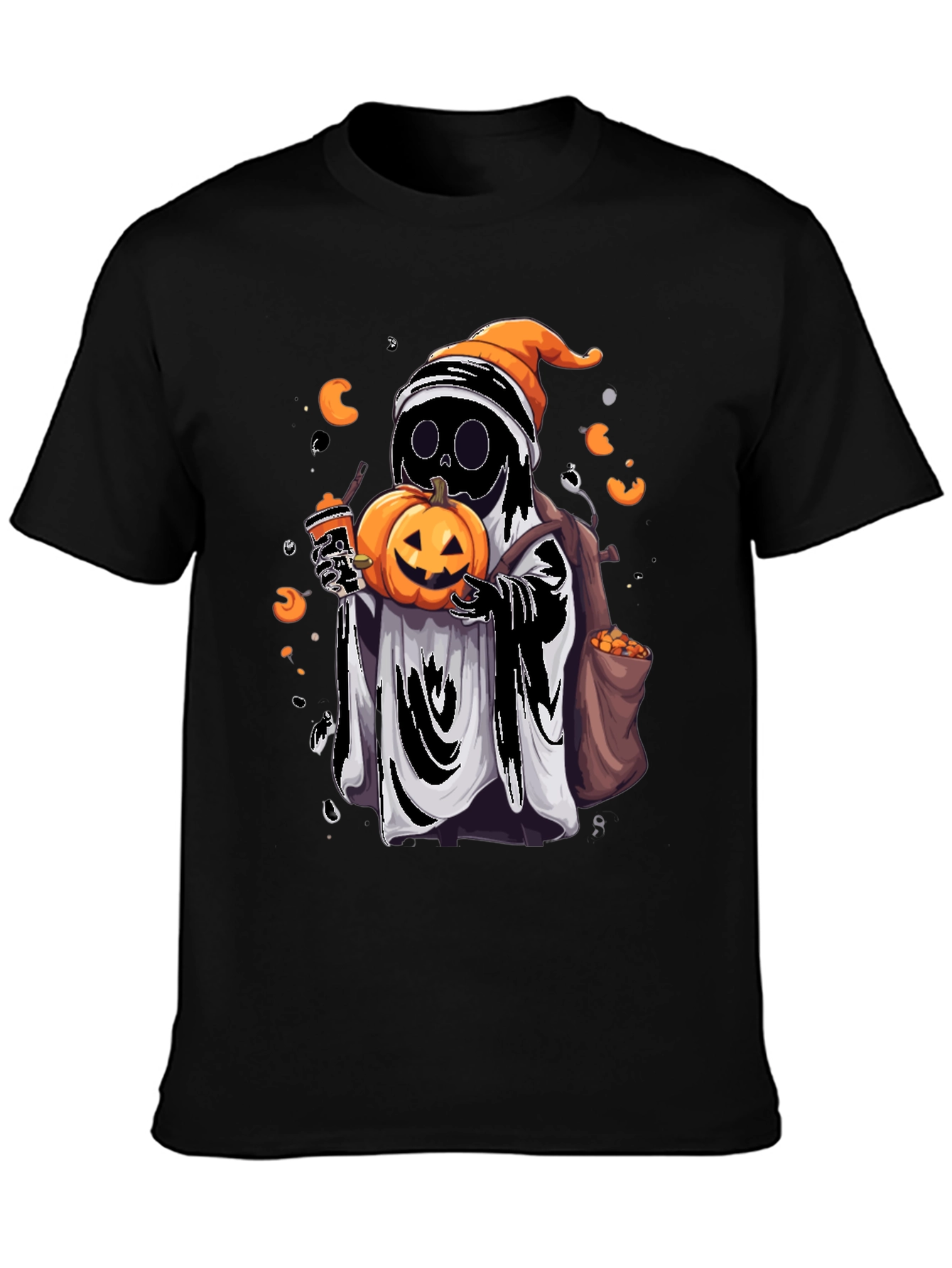 Ghost Pumpkin Halloween T-Shirt