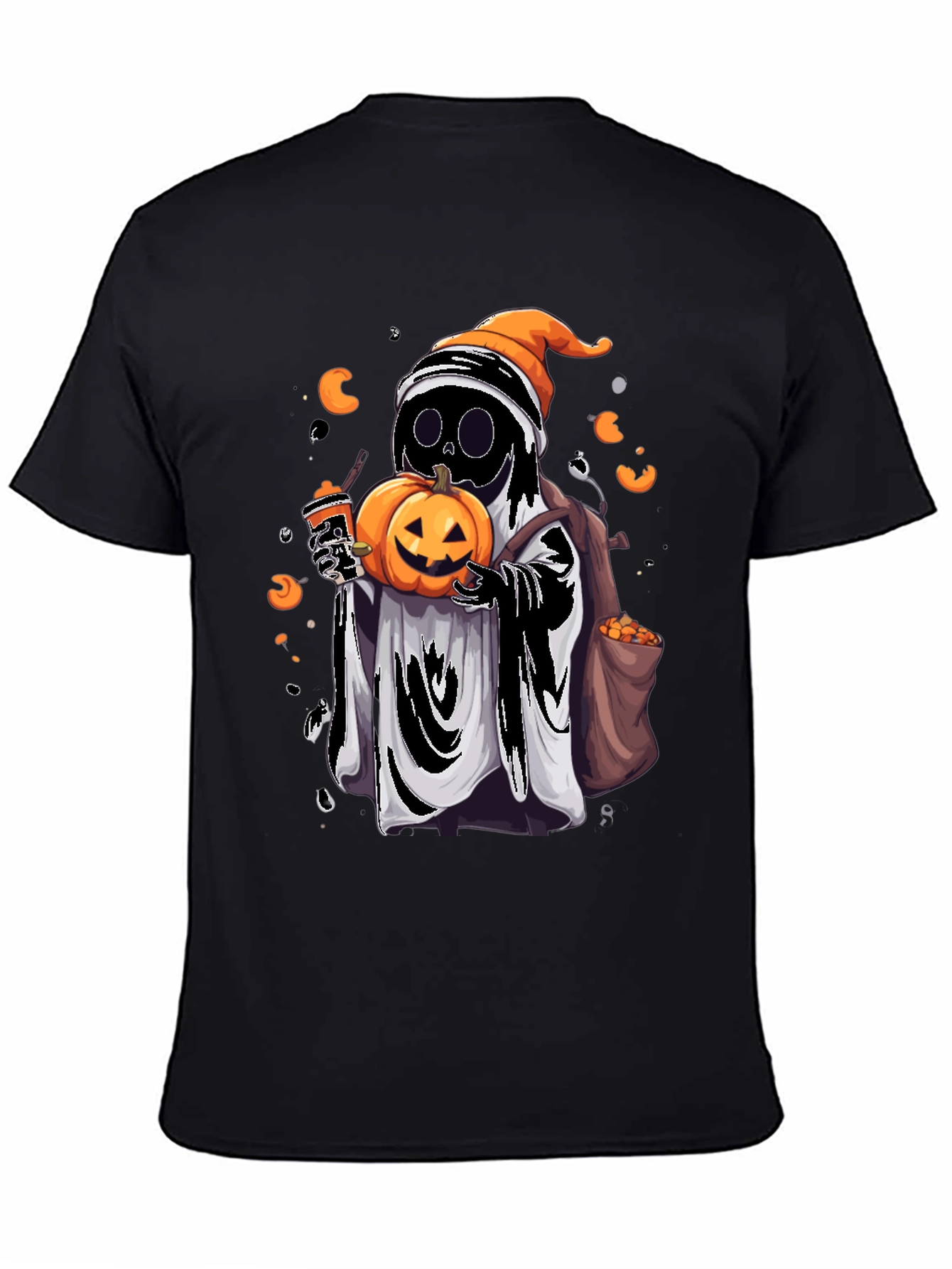 Ghost Pumpkin Halloween T-Shirt