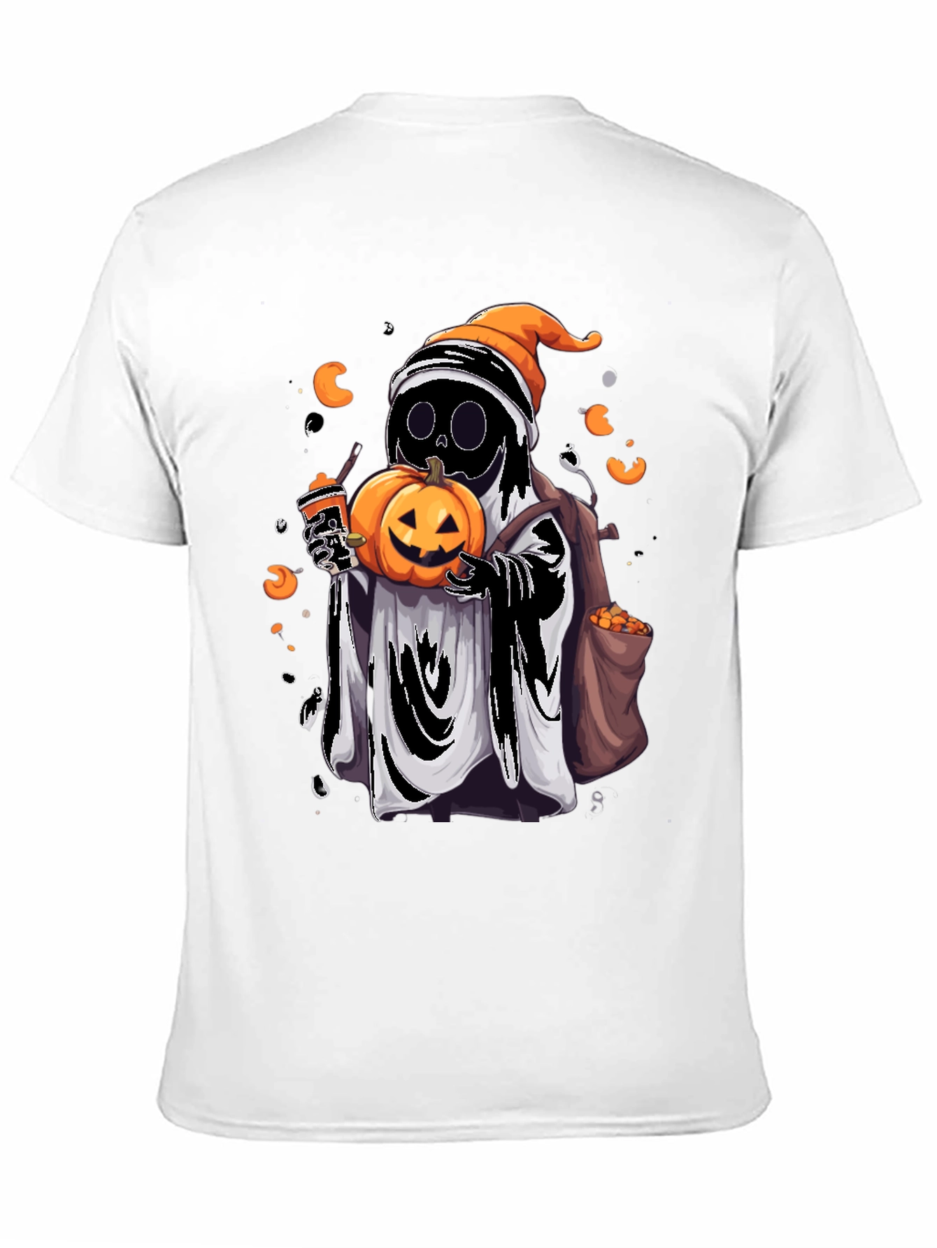 Ghost Pumpkin Halloween T-Shirt