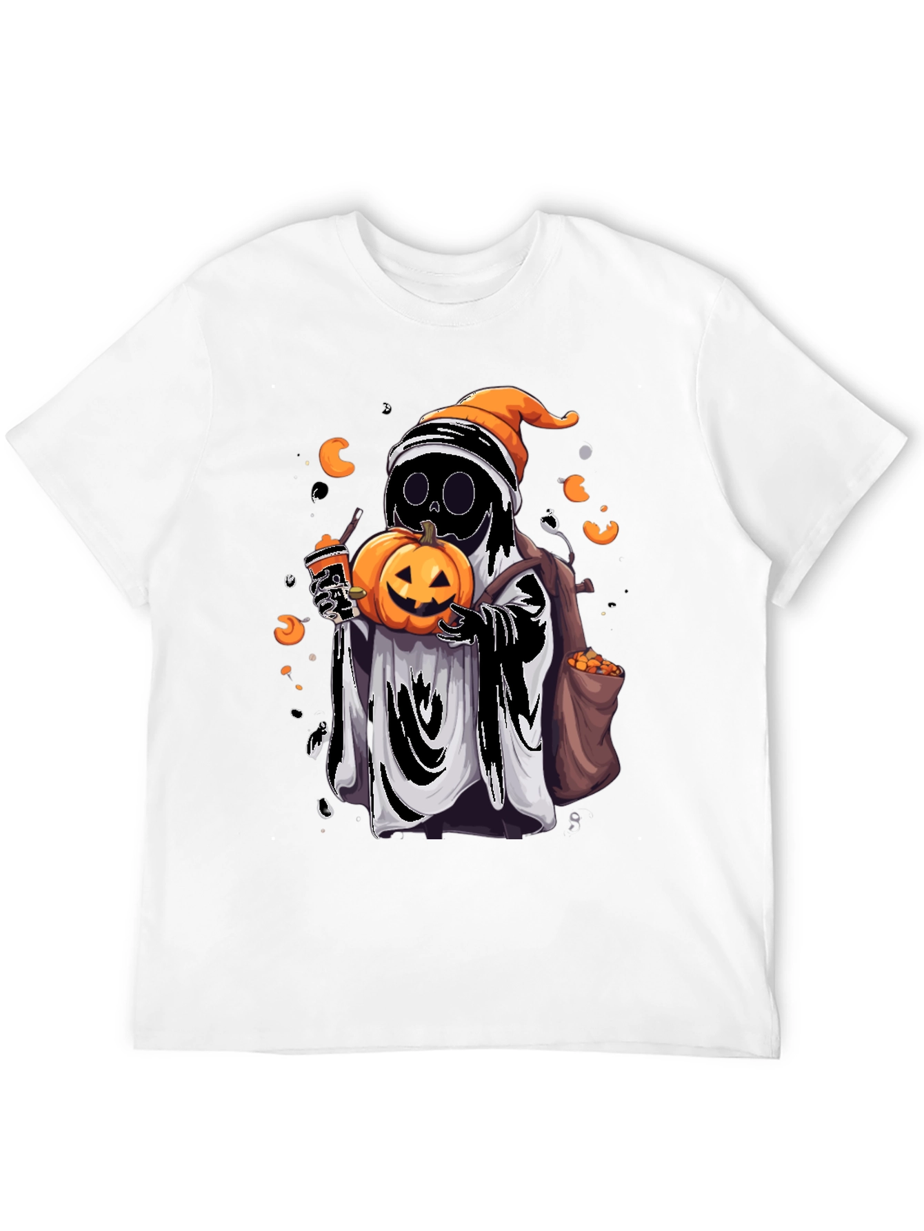 Ghost Pumpkin Halloween T-Shirt