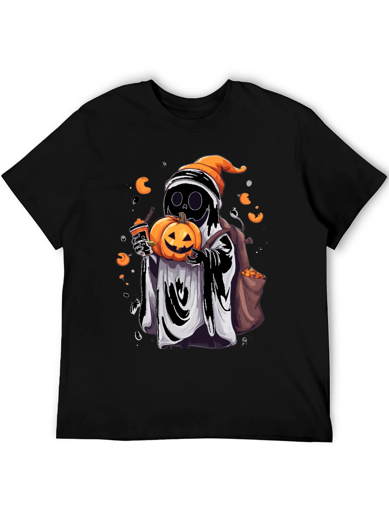Ghost Pumpkin Halloween T-Shirt