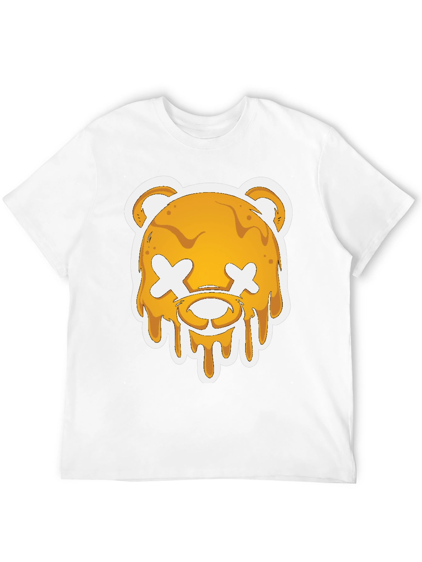 Honey Drip Bear Graphic Tee - Black