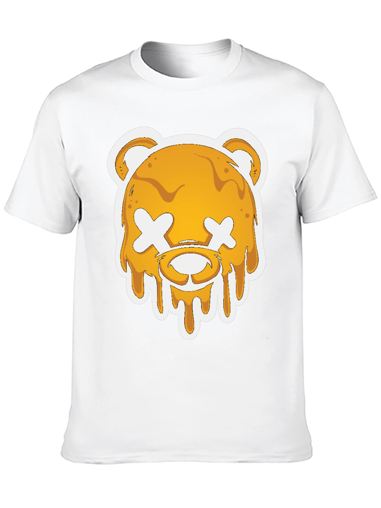 Honey Drip Bear Graphic Tee - Black
