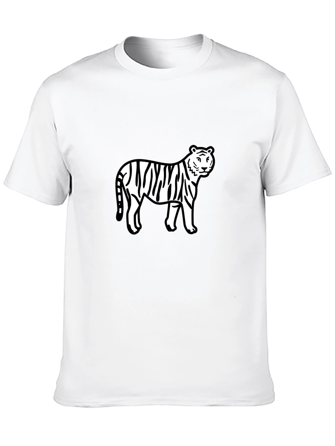 Black Tiger Graphic Tee - Stylish & Bold Design