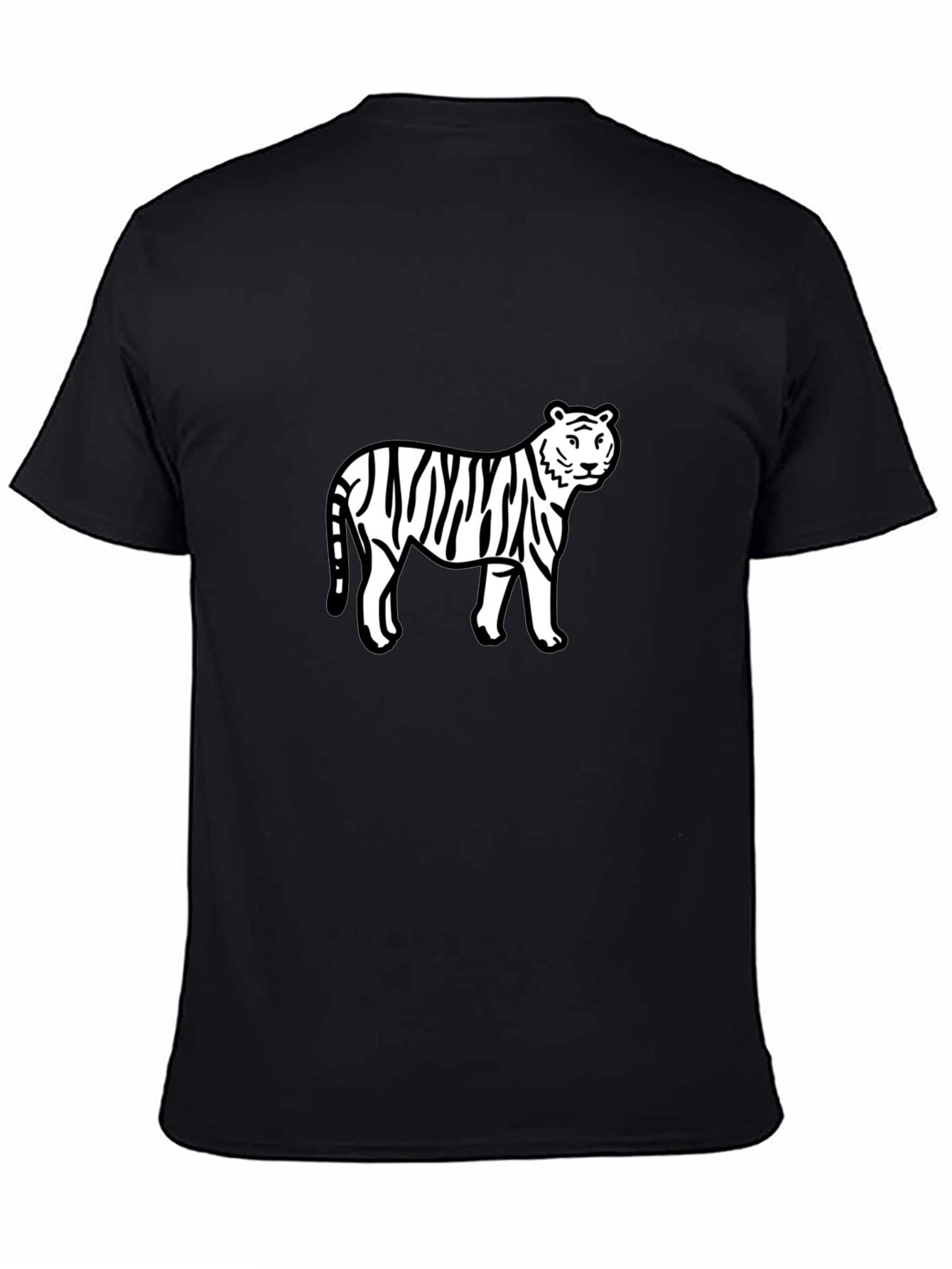 Black Tiger Graphic Tee - Stylish & Bold Design