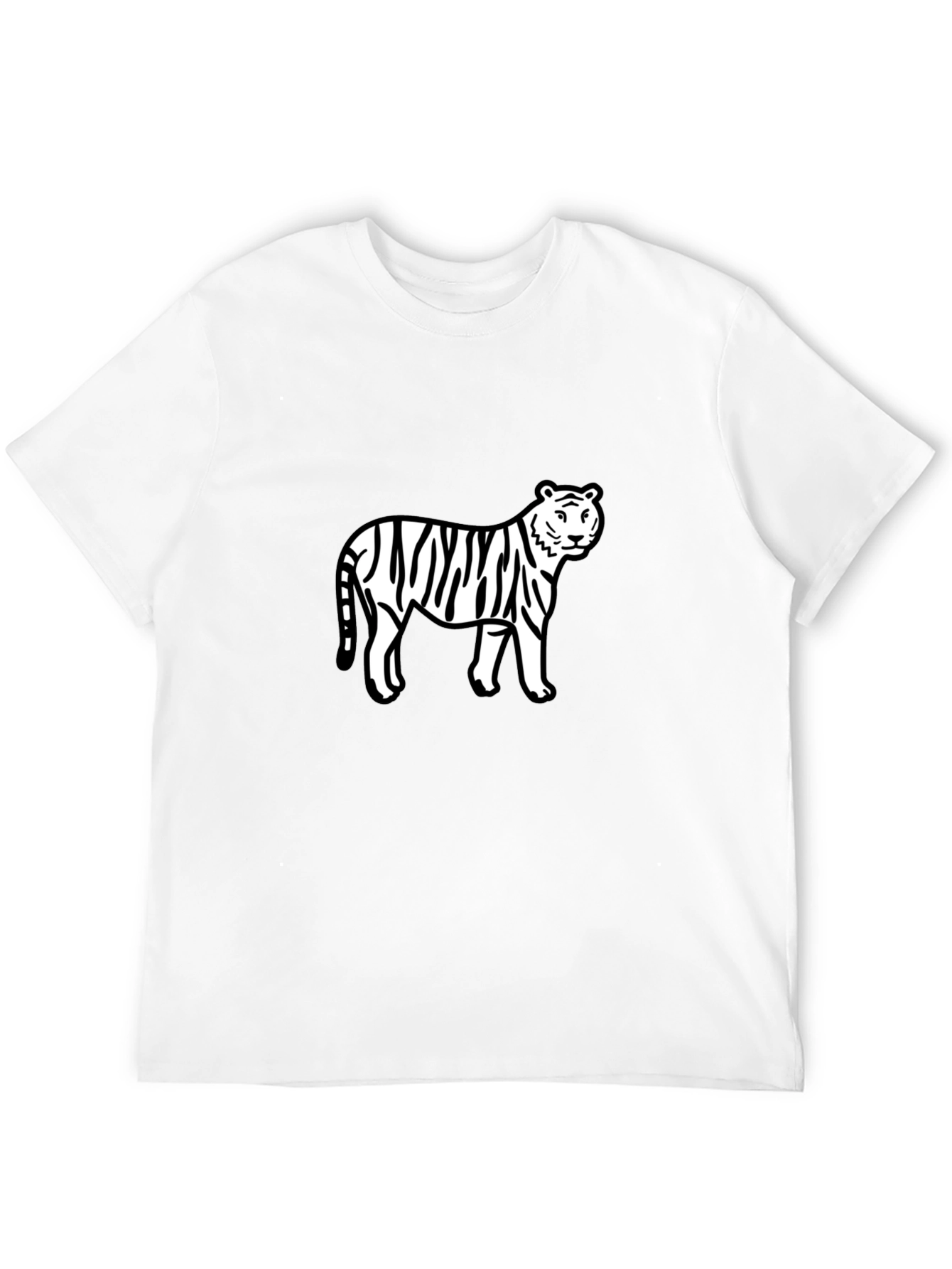 Black Tiger Graphic Tee - Stylish & Bold Design
