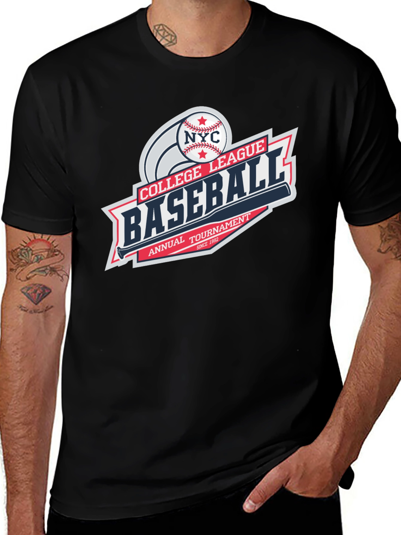 NYC College League Baseball T-Shirt
