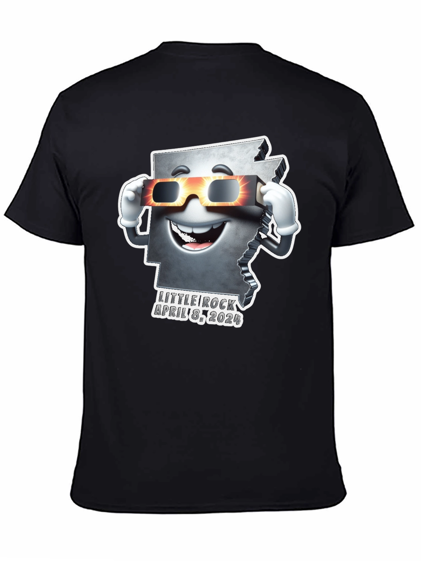 Arkansas Eclipse 2024 T-Shirt - Little Rock April 8th