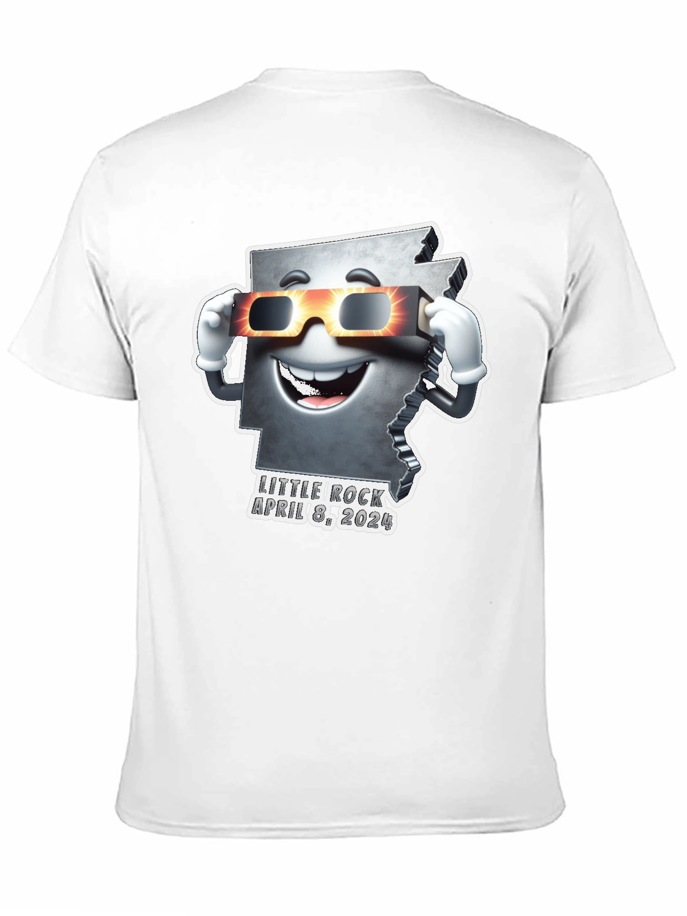 Arkansas Eclipse 2024 T-Shirt - Little Rock April 8th