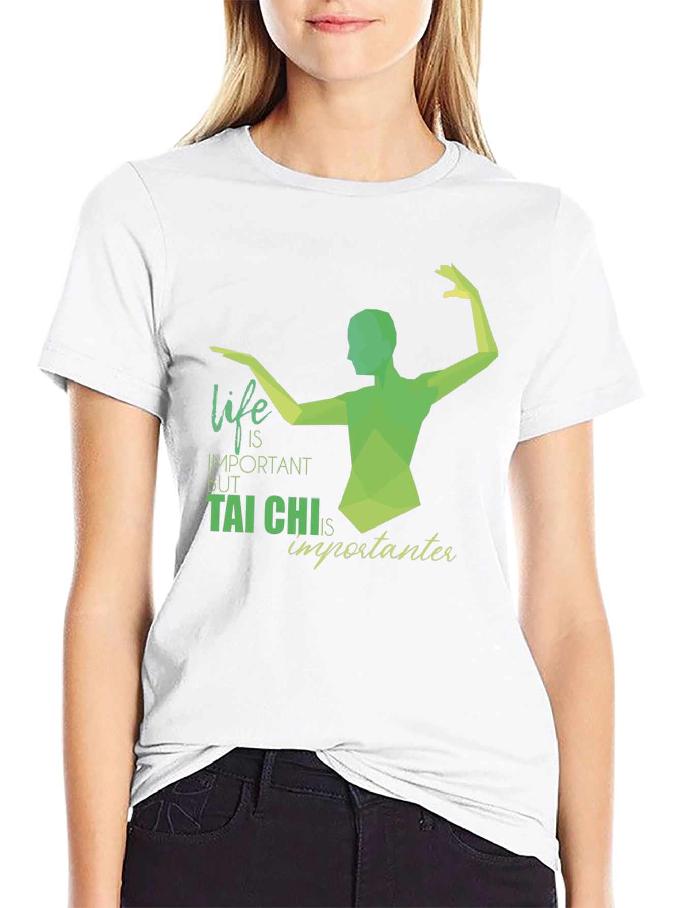 Tai Chi is Importanter Black T-Shirt