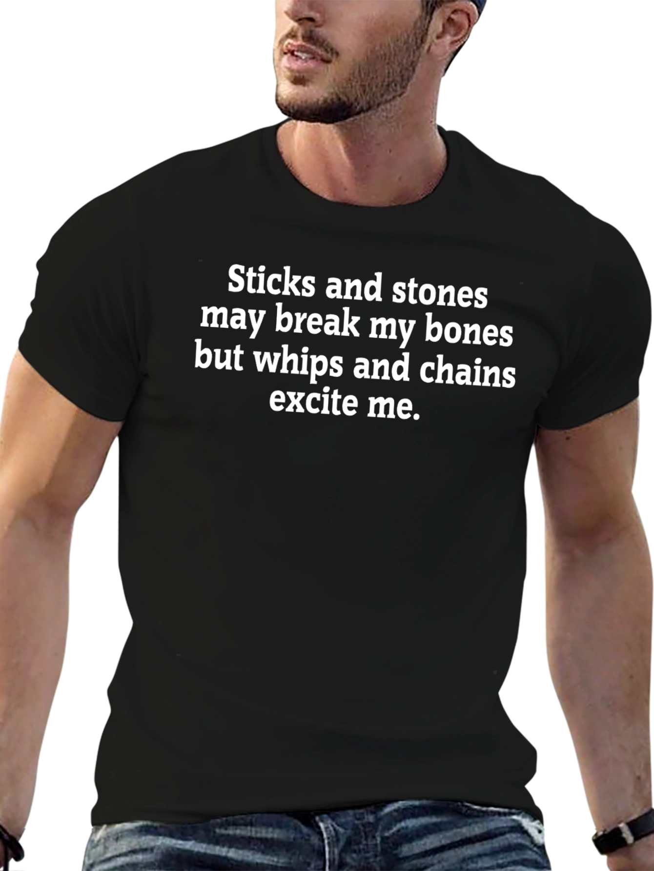 Sticks and Stones T-Shirt - Edgy Graphic Tee