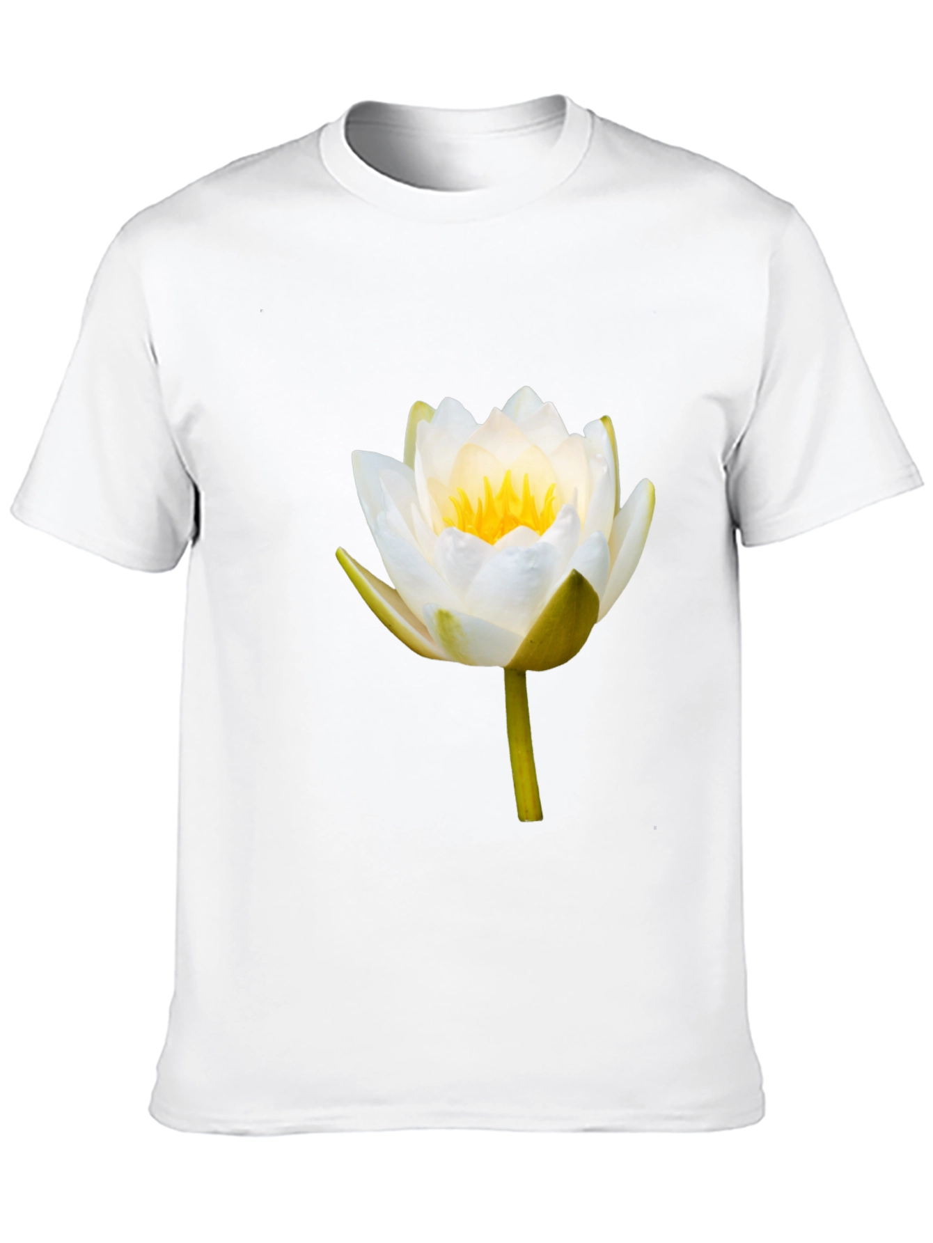 Lotus Flower Graphic Tee - Mens Black T-Shirt