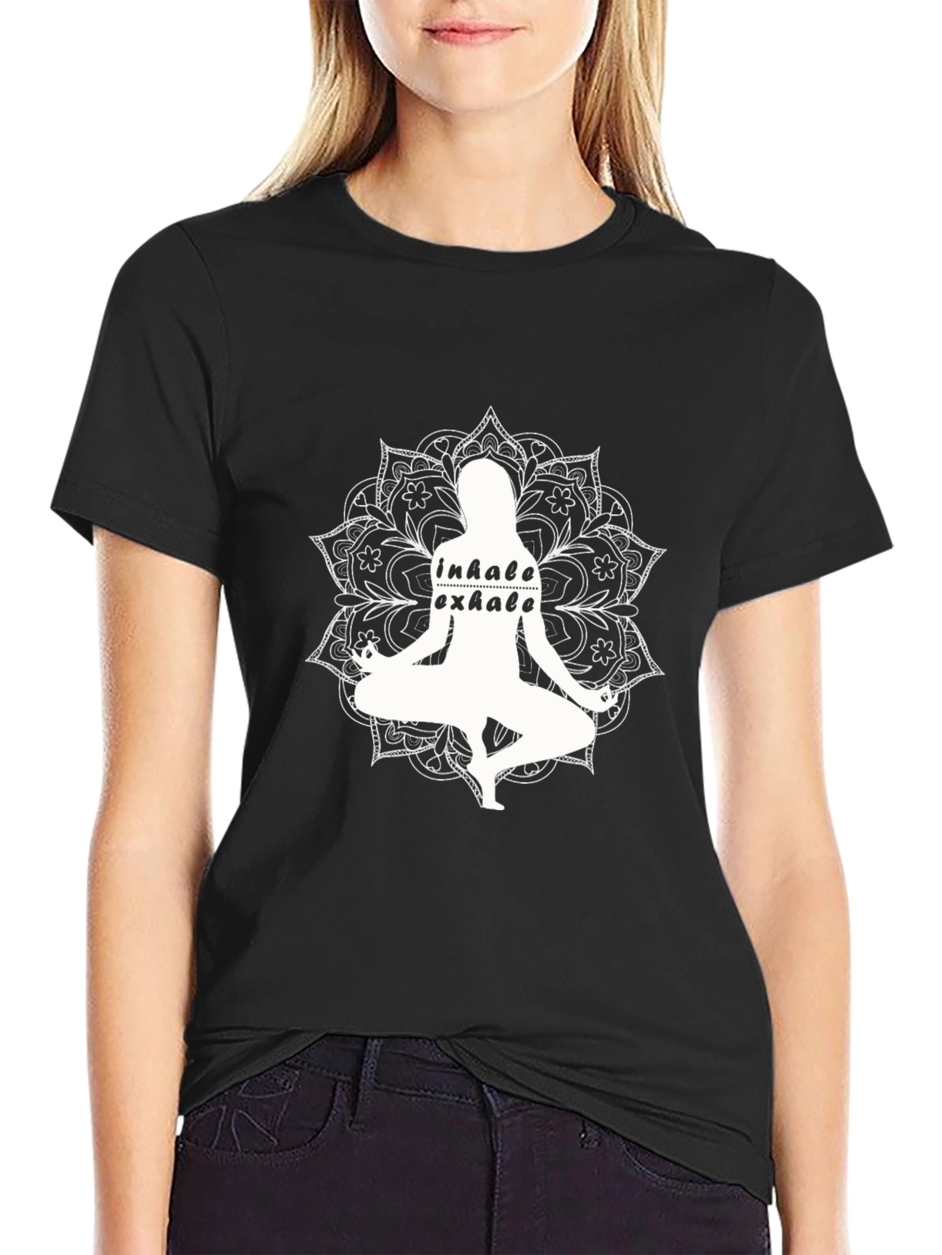 Inhale Exhale Yoga Meditation T-Shirt