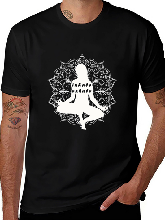 Inhale Exhale Yoga Meditation T-Shirt