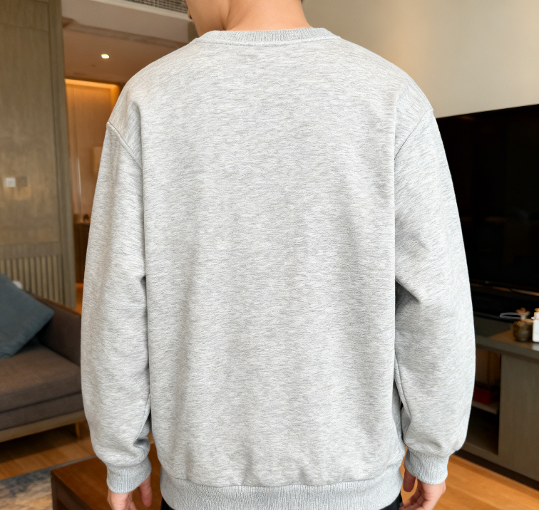Bold Gym-Inspired Dumbbell Print Sweatshirt
